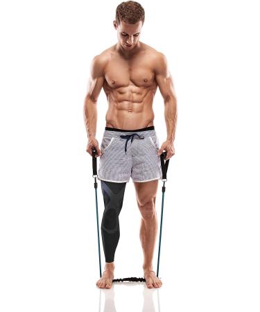 B-Driven Sports Full Leg Compression Sleeves - 20-30mmHG Medical Grade - Running and Recovery Support for Men and Women - Thigh, Calf, and Knee Compression - Size Medium - Buy Online on GoSupps.com