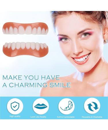 Sayeybu Veneers for Artificial Teeth | Instant Smile Dental Replacement & Flexible Cosmetic Teeth Set - Buy Online on GoSupps.com