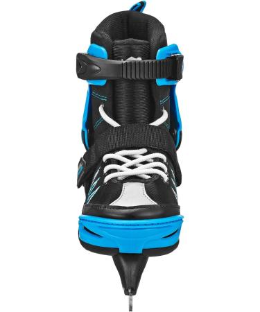 Lake Placid Monarch Boys Adjustable Ice Skate - Black/Blue - Size Small 11-2 - Buy Online on GoSupps.com