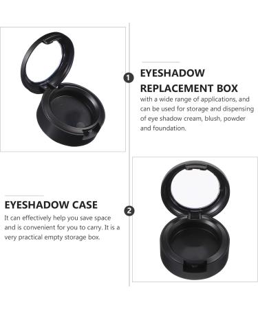 MAGICLULU 18 Pcs Eye Shadow Replacement Box Cosmetic Travel Containers Makeup Eyeshadow Blush Platen Pp Pack 3.8x1.9cmx3pcs Blackx3pcs - Buy Online on GoSupps.com