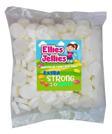 Ellies Jellies Extra Strong Mints 500g Bags White Colour Refreshing Mint Flavour