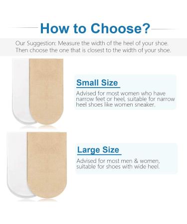 PrettSole 5mm-15mm Heel Lifts (Large) - Height Increase Insoles for Leg Length Discrepancy - Shoe Inserts for Men - 1 Pair - Buy Online on GoSupps.com