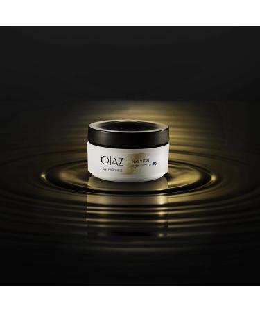 Olay Anti-Wrinkle Pro Vital Night Cream 50ml - Anti-Ageing Moisturiser for Radiant Skin | Buy Internationally - Buy Online on GoSupps.com