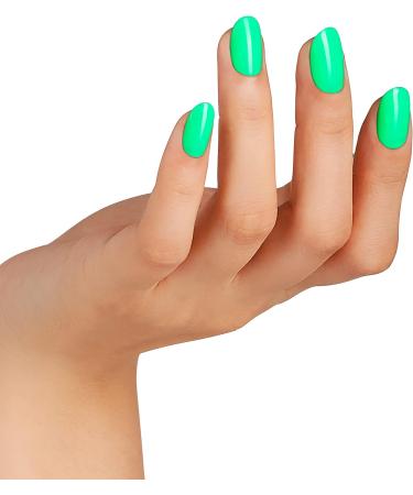 Bluesky Gel Nail Polish Aqua Marine A084 Bright Green Spring Green Long Lasting Chip Resistant 10 ml (Requires Curing Under UV LED Lamp) - Buy Online on GoSupps.com