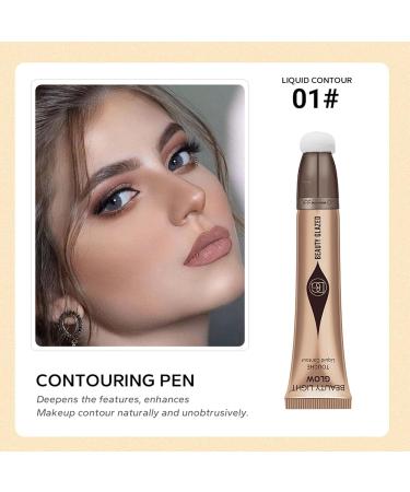 Makeup Highlighter Stick - Lasting Face Contouring Highlighter Blusher Stick - Brighten Makeup for Face Attached Easy to Blend Smooth Natural Matte Finish Frifer Repair Lotion - Buy Online on GoSupps.com