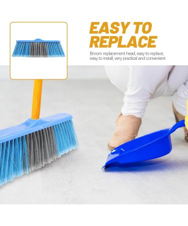 Buy Healvian Kehrbessen Plastic Broom Head - Soft Bristles & Large Angle for Efficient Cleaning | International Shipping - Buy Online on GoSupps.com