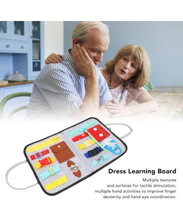 Dementia Fidget Sensory Blanket for Elderly - Portable Activity Board for Alzheimer's - Adult Toys for Basic Skills Improvement - Buy Online on GoSupps.com