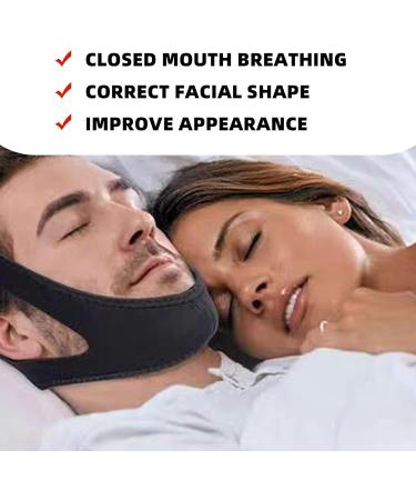 Anti-Snoring Chin Strap for Sleep Apnea Relief | Stop Snoring & Improve Sleep Quality - Buy Online on GoSupps.com