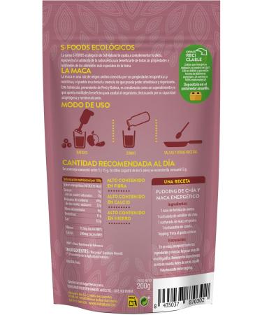 Sol Natural SOLNATURAL MACA Red Powder Organic 200 g Not Applicable - Buy Online on GoSupps.com