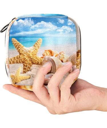 Leafest Portable Menstrual Bag - Stylish Zipper Storage for Teens & Women | Eco-Friendly Beach & Travel Solution - Buy Online on GoSupps.com