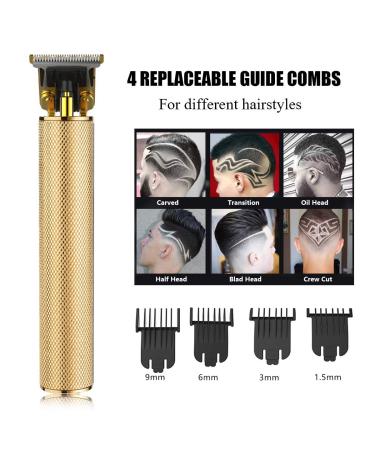Zero Gapped Cordless T-Blade Hair Clippers - Professional Barber Trimmer for Men | Close Cutting Electric Hair Trimmer Kit for Bald Head Detailing and Beard Grooming - Buy Online on GoSupps.com