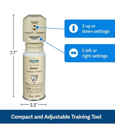 PetSafe SSSCAT Spray Pet Deterrent | Motion Activated Repellent for Cats & Dogs | Pet-Proof Areas | Protect Pets & Furniture | Environmentally-Friendly - Buy Online on GoSupps.com