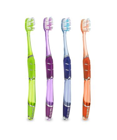GUM - 525PH Technique Deep Clean Toothbrush Compact Soft Bristles Item 525 Professional Samples 12 Count