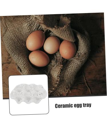 KICHOUSE Organizer Storage Home Porcelain Serving Container Holder Keeper Kitchen Cups Plate Display Egg - Buy Online on GoSupps.com