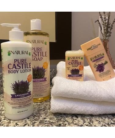 Dr. Natural Castile Body Lotion - Deeply Moisturizing Body Butter with Shea Butter - Lotion for Women and Men - Cruelty Free - Lavender - 16 oz 16 Fl Oz (Pack of 1) - Buy Online on GoSupps.com