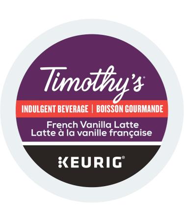 Timothy's Chai Latte K-Cup Coffee Pods 24 Count For Keurig Coffee Makers & French Vanilla K-Cup Coffee Pods 24 Count For Keurig Coffee Makers Chai Latte + Coffee Pods 24 Count 24 Count (Pack of 1) - Buy Online on GoSupps.com