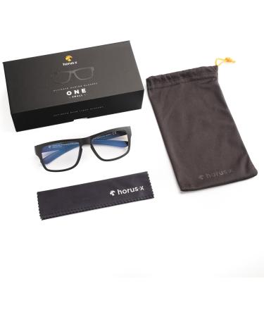 Horus X - Blue Light Filter Glasses for Kids | Anti-Glare Gaming Glasses for Boys & Girls | One Small Light One Small Clear - Buy Online on GoSupps.com