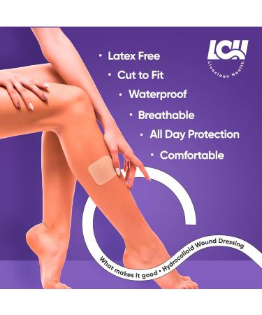 Buy 15 CT Hydrocolloid Wound Dressings - Sterile 2x2 Bandages for Bed Sores & Large Wounds - Individually Packed Hydrocolloid Adhesive Patches - Buy Online on GoSupps.com