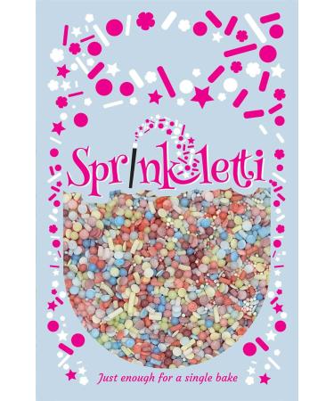 Sprinkletti - Sprinkle Mixes - Pastel Themed Box of 4 pouches - Cake Topper Sprinkles - 4 x 30g Edible Cupcake Decorations - Perfect for Secret Santa gifts Christenings Springtime & Parties - Buy Online on GoSupps.com