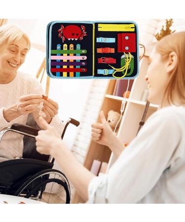 Nestel Sensory Blanket for Dementia & Seniors | Ideal Gift for Alzheimer's Asperger's & Autism Support - Buy Online on GoSupps.com