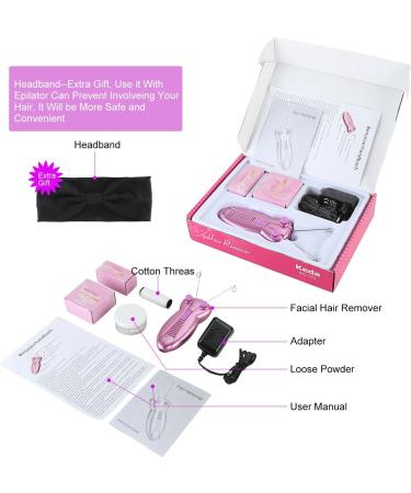 ECVISION 25M Epilator Cotton Cords - 10pcs White Thread for Facial Epilator & Cleansing Brush | International Shipping - Buy Online on GoSupps.com