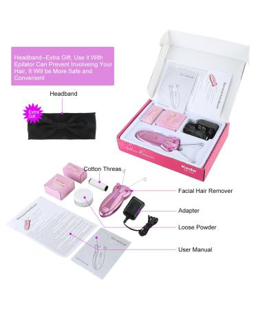WAYCOM Ladies Electric Facial Hair Remover & Threading Shaver - Purple - Buy Online on GoSupps.com