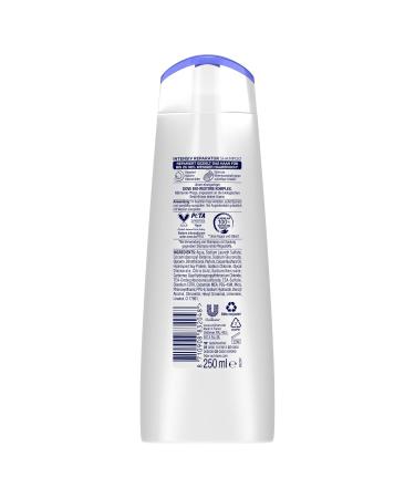 Dove Shampoo Intensive Repair 250ml - Smart Repair System for Damaged Hair (6 Pack) | International Shipping Available - Buy Online on GoSupps.com