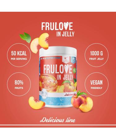 ALLNUTRITION Sugar Free Peach Jam - 1000g Vegan-Friendly Low Calorie Spread - Buy Online on GoSupps.com