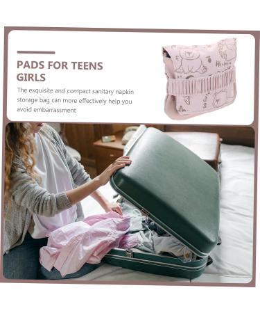 Healeved Storage Bag for Towels Bandages & Tampons - Compact 13x12x1cm Organizer for Women & Men - Versatile Wallet Bag for Menstrual Sets - Buy Online on GoSupps.com