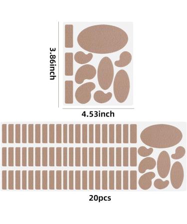 ZHONNA 220 Pack (20 Sheet) Moleskin for Feet Flannel Adhesive Moleskin for Blisters Moleskin Pads Moleskin Patches Blister Bandages For Heels Heel Stickers Travel Essentials for Women - Buy Online on GoSupps.com