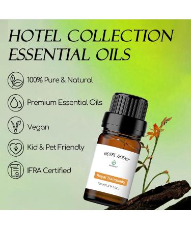Royal Tranquility Hotel Diffuser Oil - Ritz-Carlton Inspired 10ML Essential Oil with Lemon Jasmine & Amber | Hotel Collection - Buy Online on GoSupps.com