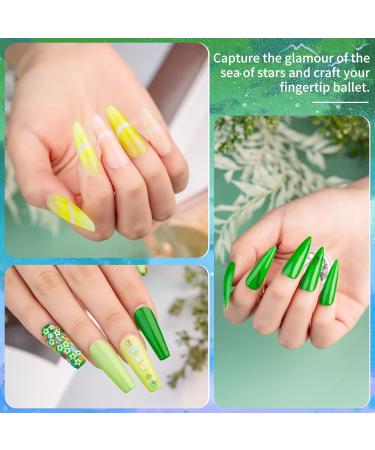 Green Gel Nail Polish Set - 6 Colors 10ml 2022 Christmas Kit - Olive, Neon, Avocado, Dark Green - Soak Off, DIY Manicure Gift for Girls & Women - 0.33 Fl Oz (Pack of 6) - Buy Online on GoSupps.com