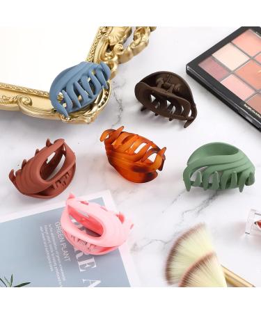 12 Pack Medium Claw Hair Clips for Thin Hair - 2.6 Inch Colorful Jaw Clips for Women, Girls, Kids - Non Slip Hair Clamps in 12 Vibrant Colors - Buy Online on GoSupps.com