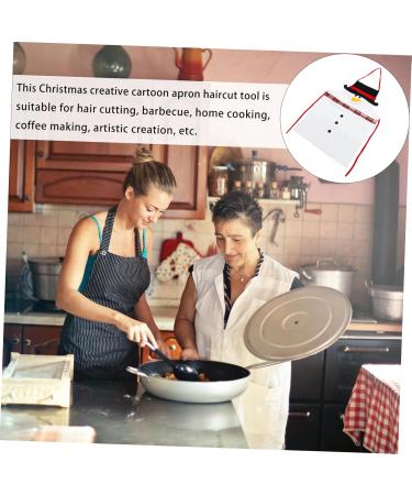DOITOOL Christmas Apron Christmas Party Favors Christmas Party Snowman Costume Xmas Waitress Aprons Cooking Apron Xmas Party Photo Prop Barber Apron At Home Work Cosmetics Fabric - Buy Online on GoSupps.com