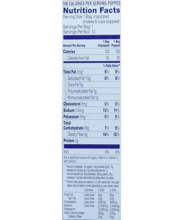 Pop Secret 100 Calorie Kettle Corn - 11.2oz, 10ct Pack of Kettle Corn Snack Bags - Buy Online on GoSupps.com