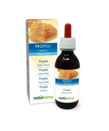 Propolis (Propolis) Resin Hydroalcoholic Mother Tincture NATURALMA | Liquid Extract Drops 120 ml | Food Supplement With alcohol 120 ml