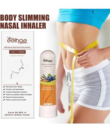 Aromatherapy Nasal Inhaler for Weight Loss & Body Shaping - Lymphatic Detox & Edema Elimination - Skin Tightening & Body Sculpting - Buy Online on GoSupps.com
