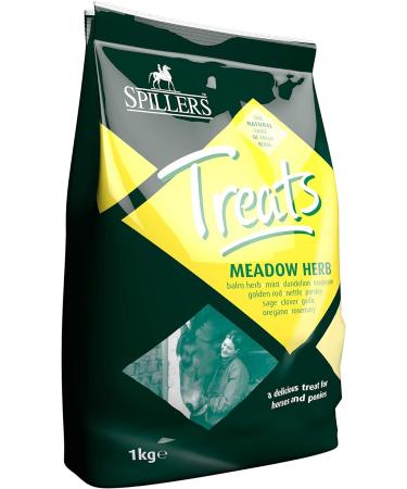 SPILLERS Meadow Herb Horse Treats 1kg - Delicious Treat to Reward Horses and Ponies - Fresh Herbal Flavoured Horse Treats 1 kg (Pack of 1) - Buy Online on GoSupps.com
