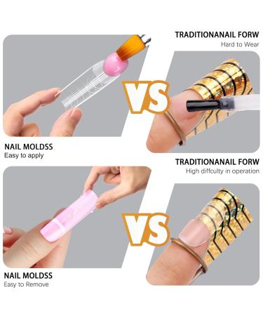 VNJAOI 120 Polical Breation Gel - Dual Nail Shapes for Perfect Nail Extensions | Coffin Nail Builder for DIY & Salon Gel Manicure - Buy Online on GoSupps.com