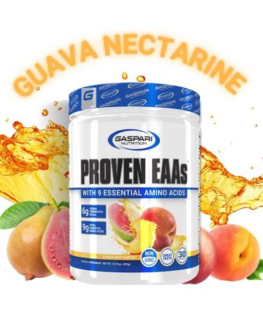 Buy Gaspari Nutrition Proven EAAs - Vegan Fermented Non-GMO 30 Servings Guava Nectarine | Enhance Recovery & Replenish Electrolytes - Buy Online on GoSupps.com