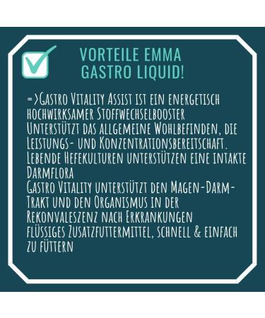 Emma Bier Yeast for Horses - 1L + 30ml B-Vitamin Biotin Zinc & Selenium | Probiotics for Skin Digestion & Intestinal Health - Buy Online on GoSupps.com