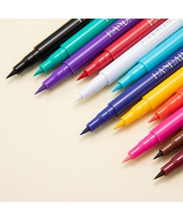 HANDAIYAN Purple Liquid Eyeliner - Long Lasting, Waterproof & Highly Pigmented | Smudge-Proof Coloured Eye Pencil - Gift for Christmas - Buy Online on GoSupps.com