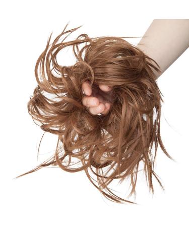 XXL Hairpiece Extensions Bun | Light Brown Hair Tie & Updo Extensions for Women 45g - Buy Online on GoSupps.com