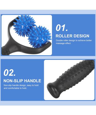 Besportable Neck Cushion T-Shaped Massage Roller for Muscle Tension Relief & Facial Health - Body Roller Massage Device - Buy Online on GoSupps.com