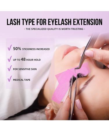 Colored Eyelash Extension Tape - Purple, Strong Hold, Waterproof & Breathable - 1 Roll (0.98inch*3.9yds) - Buy Online on GoSupps.com