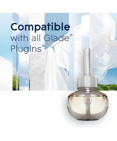 Glade PlugIns 6.7 Fl Oz Clean Linen Refills - 10 Count Pack - Scented & Essential Oils for Home & Bathroom - Buy Online on GoSupps.com