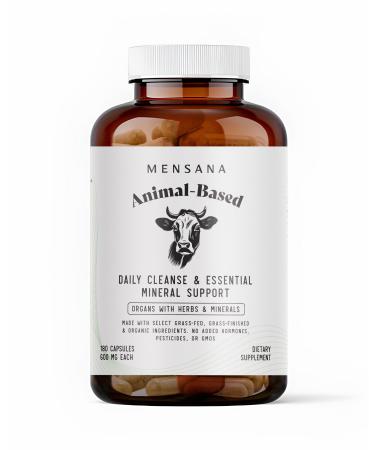 MENSANA Daily Mineral and Vitamin Support (180 Capsules 600mg Each) - 60+ Essential Minerals for Lasting Energy and Focus MENSANA Daily Mineral Support