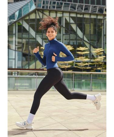 Baleaf Women's Thermo Leggings with Pockets | High Waist Hiking & Running Pants | Compression Fitness Trousers | Water-Repellent XL Black - Buy Online on GoSupps.com