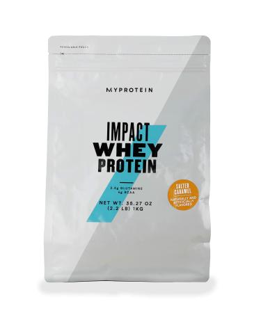 Myprotein® Impact Whey Protein Powder, Salted Caramel, 2.2 Lb (40 Servings)