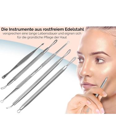 Professional Comedone Squeezer | Complete Blackhead Remover Set with Storage Case - International Shipping Available - Buy Online on GoSupps.com